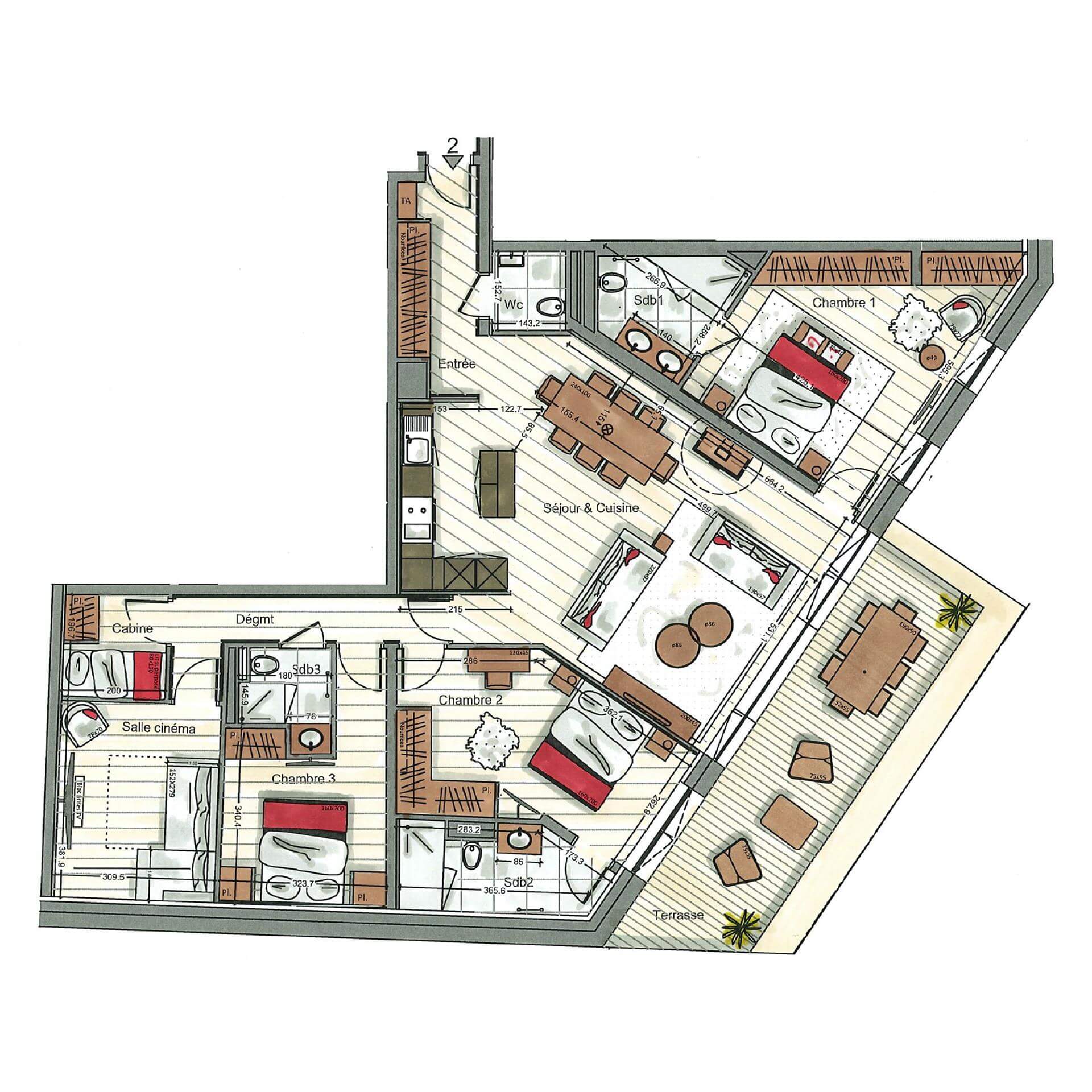 Plan intérieur