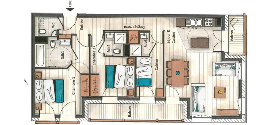 Plan intérieur
