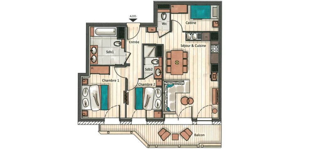 Plan intérieur