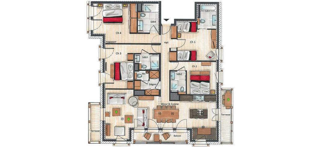 Plan intérieur