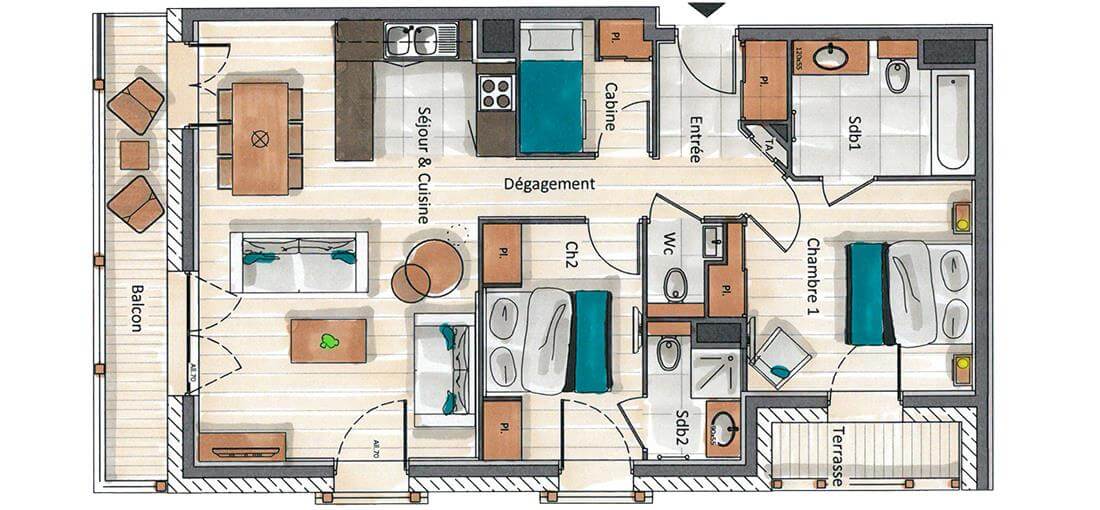 Plan intérieur