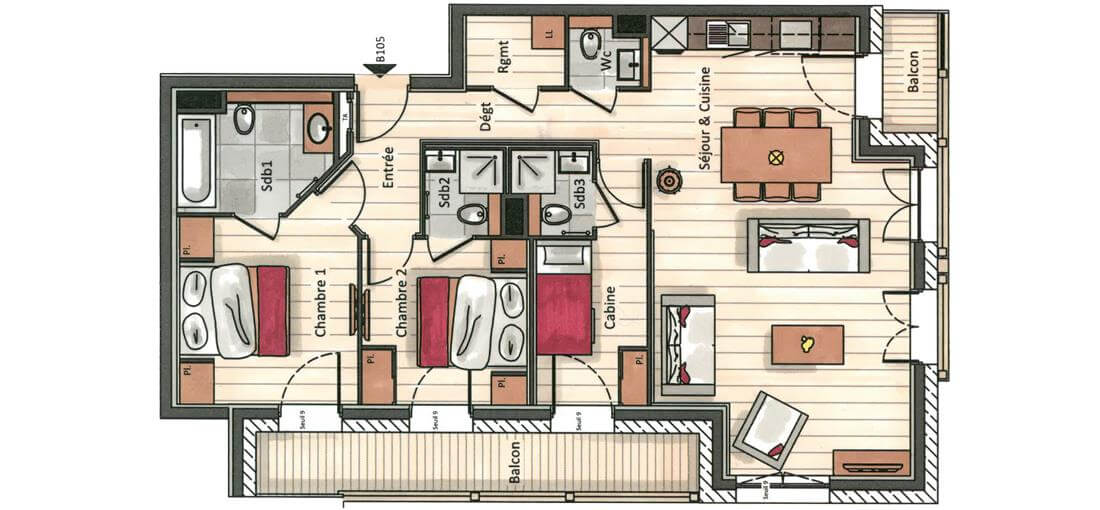 Interior plan