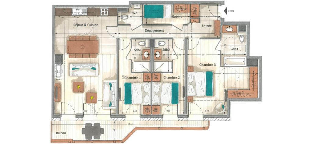 Plan intérieur