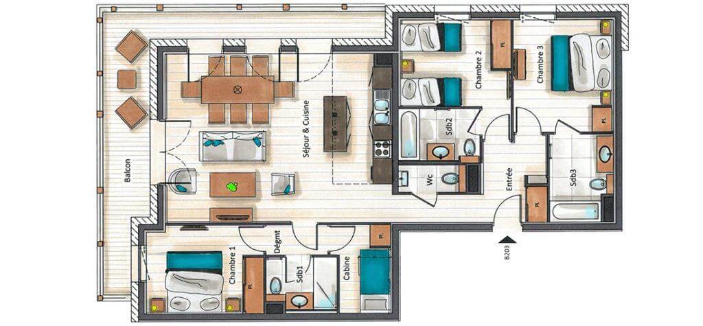 Plan intérieur