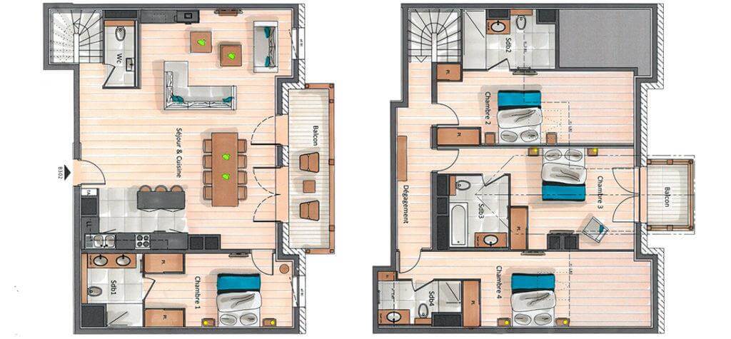 Plan intérieur