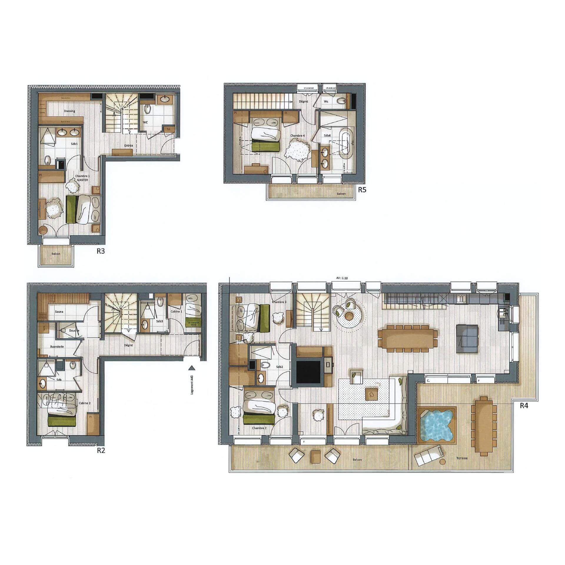 Plan intérieur