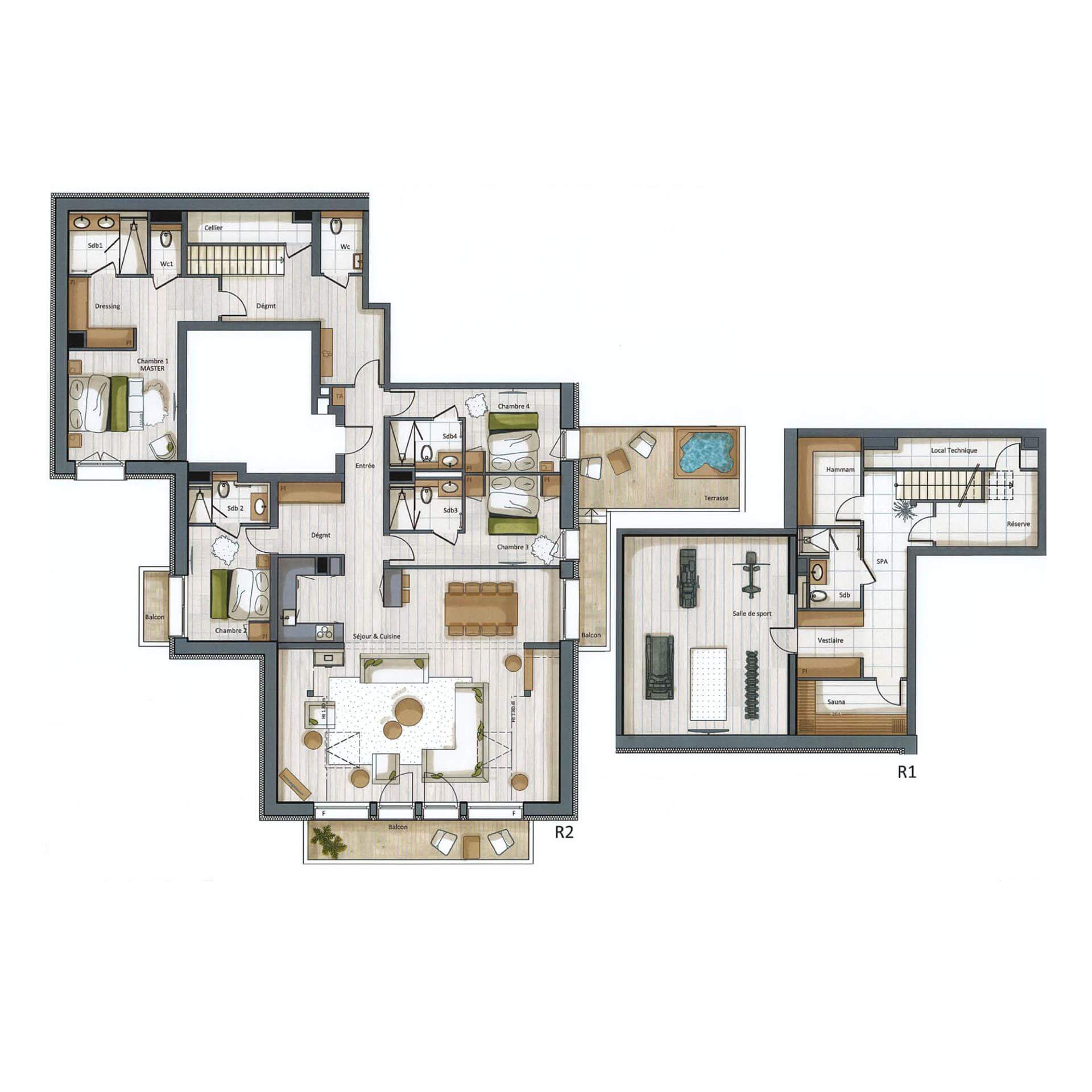 Plan intérieur