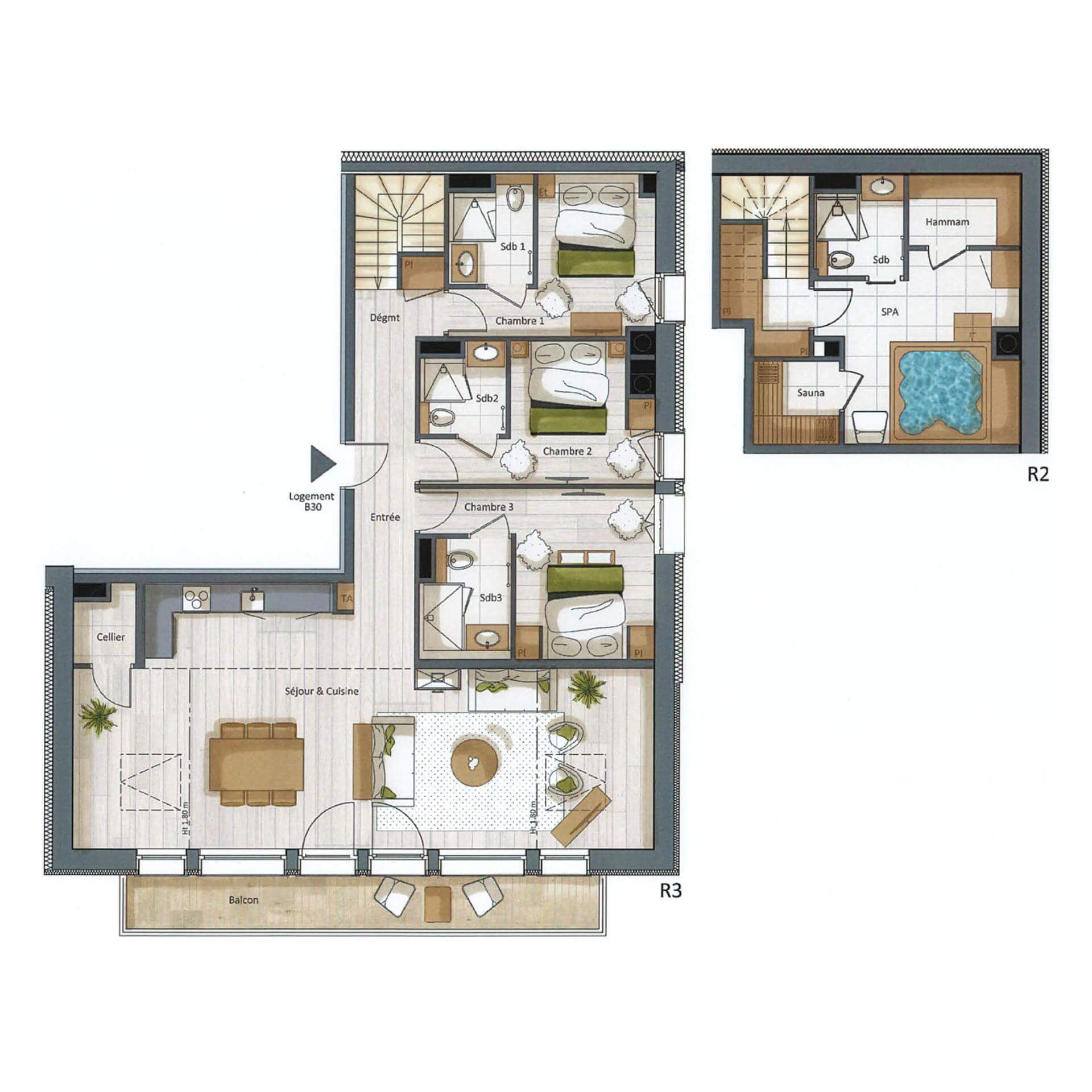 Plan intérieur