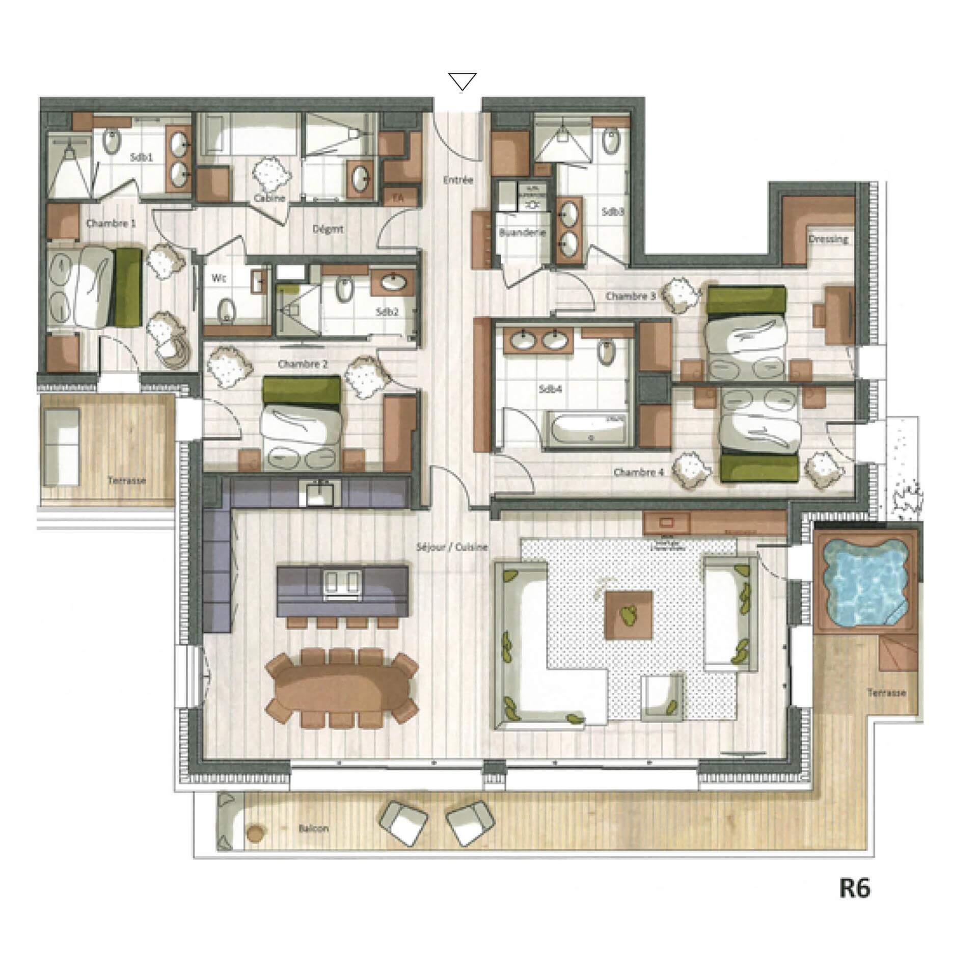 Plan intérieur