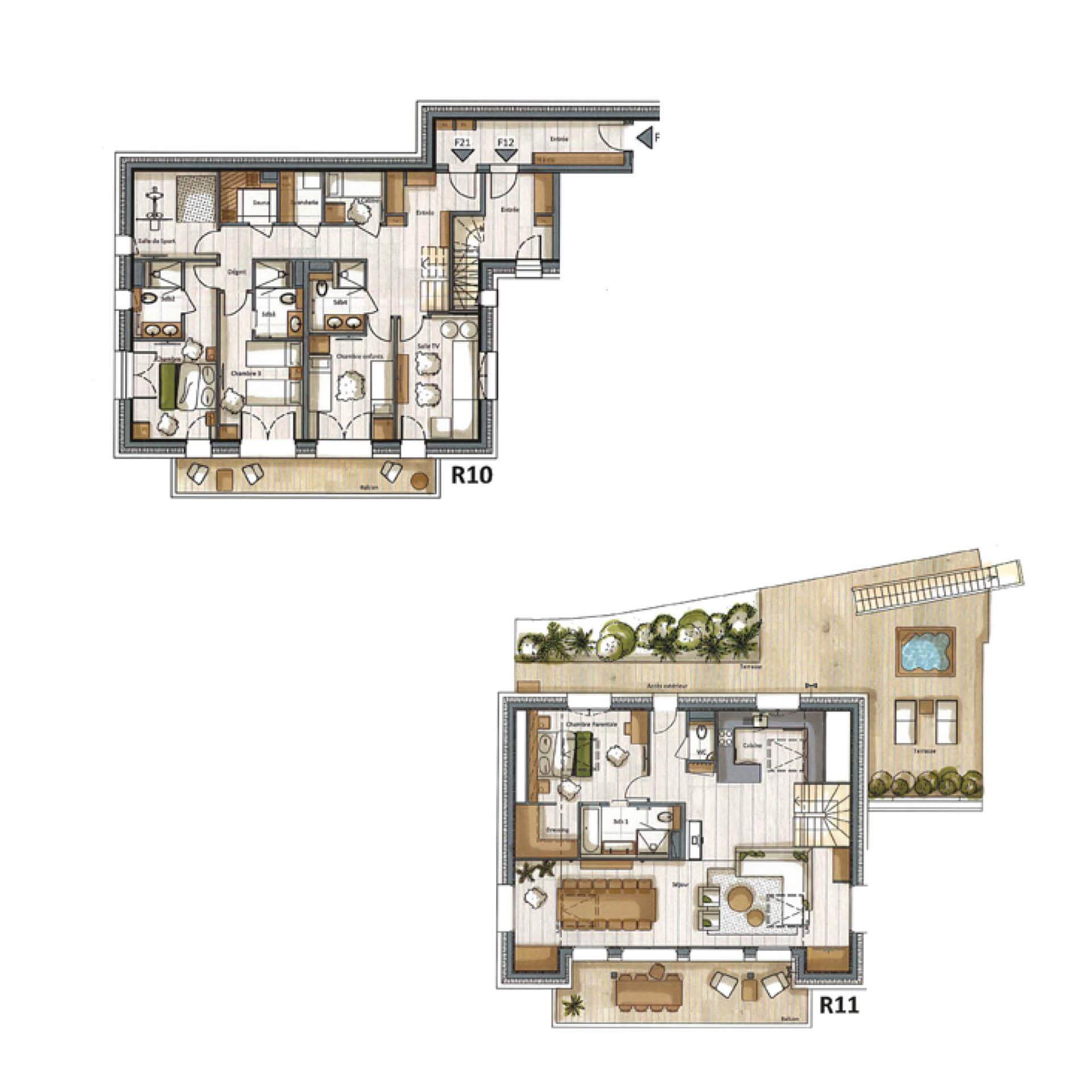 Plan intérieur