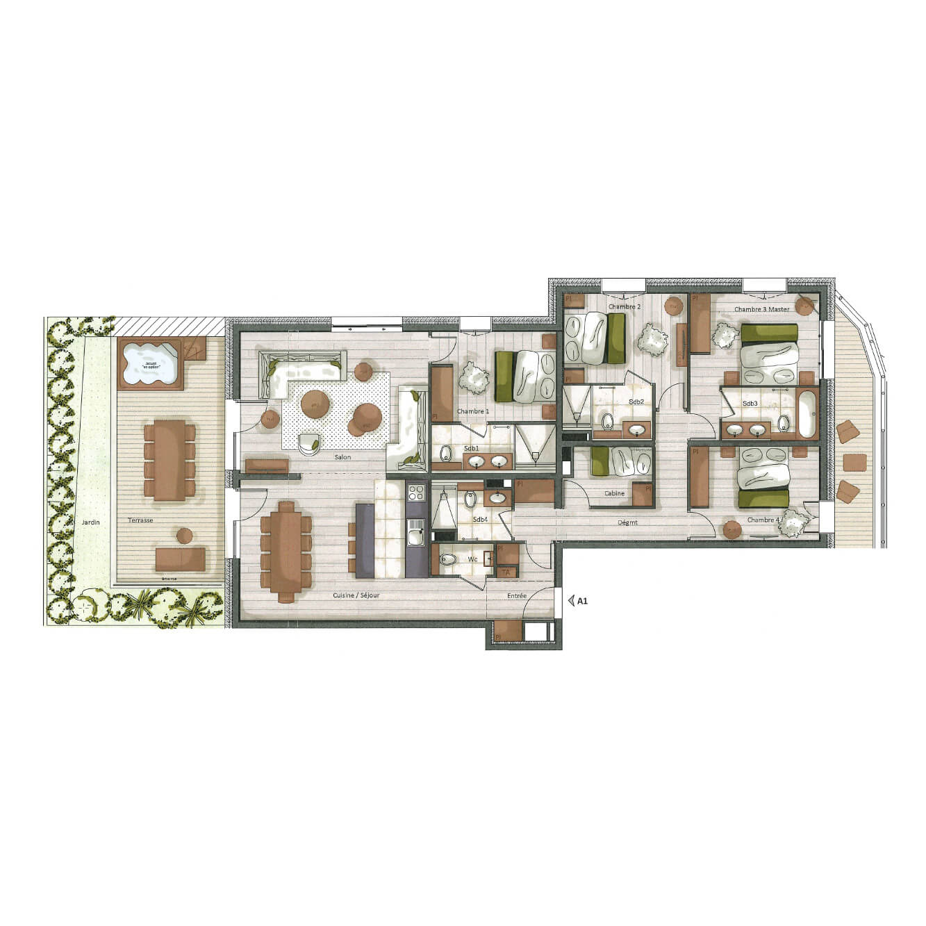 Plan intérieur