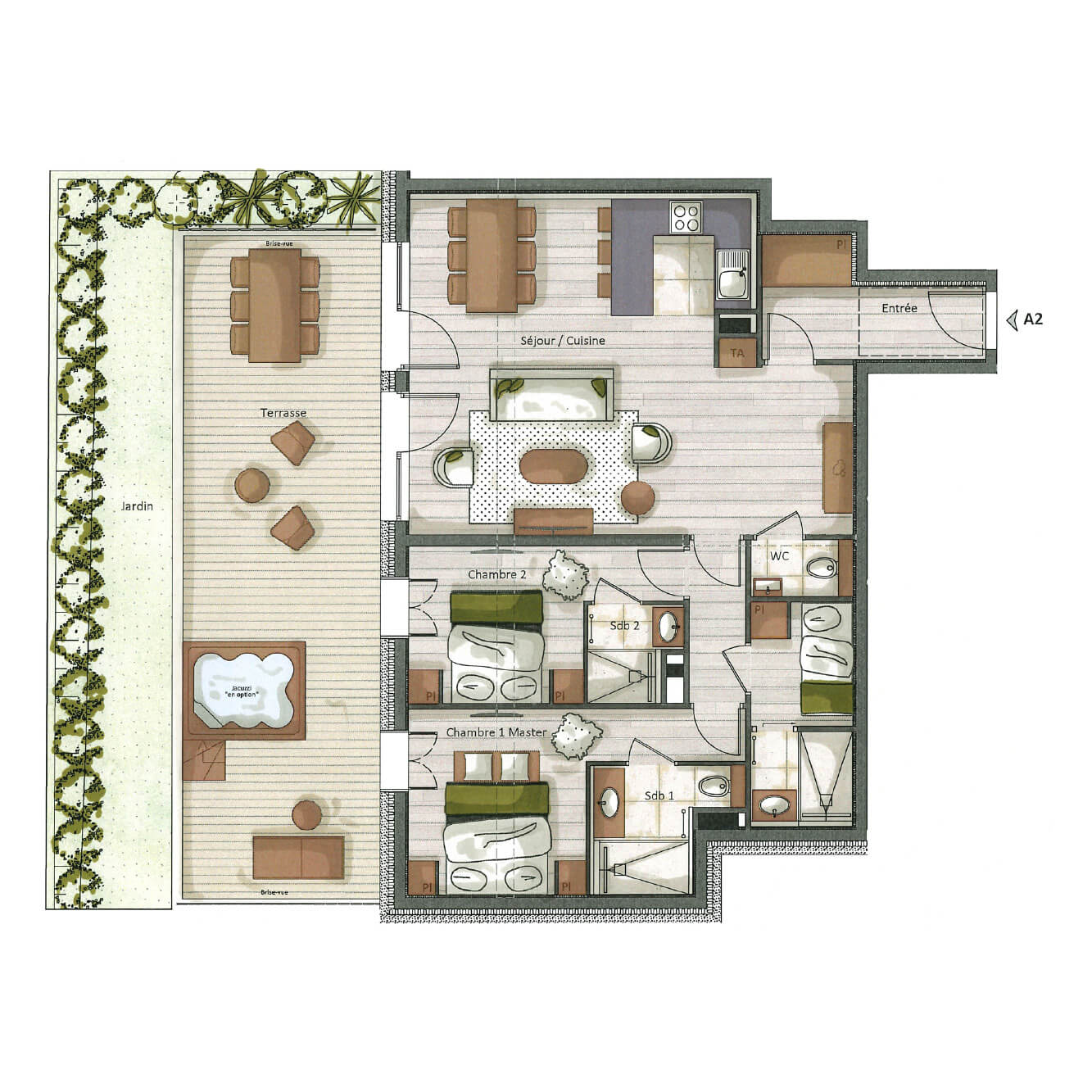 Plan intérieur