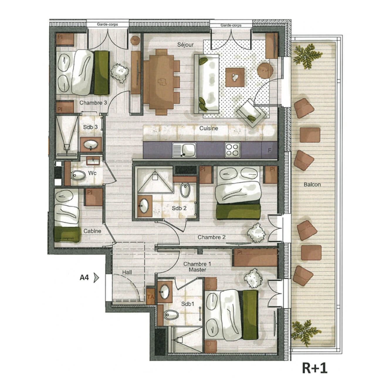 Plan intérieur