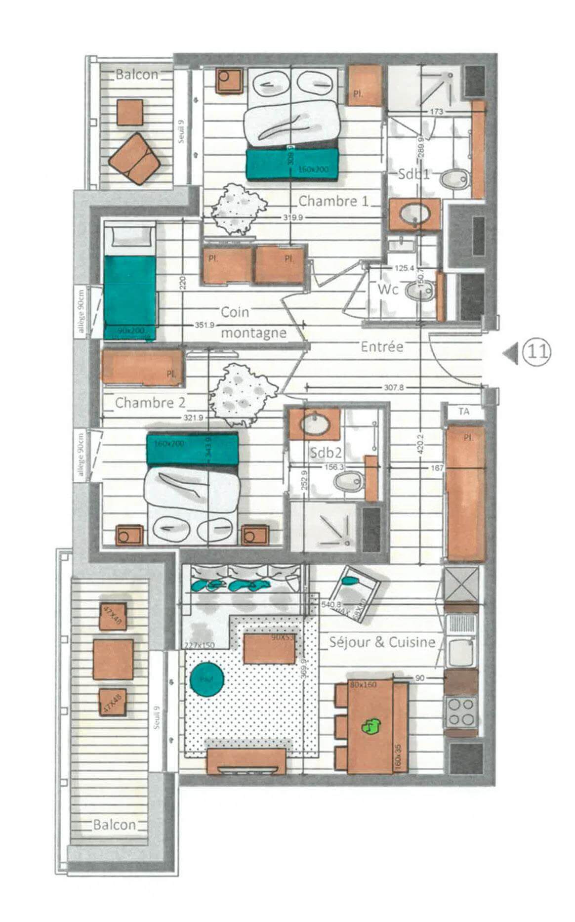 Interior plan