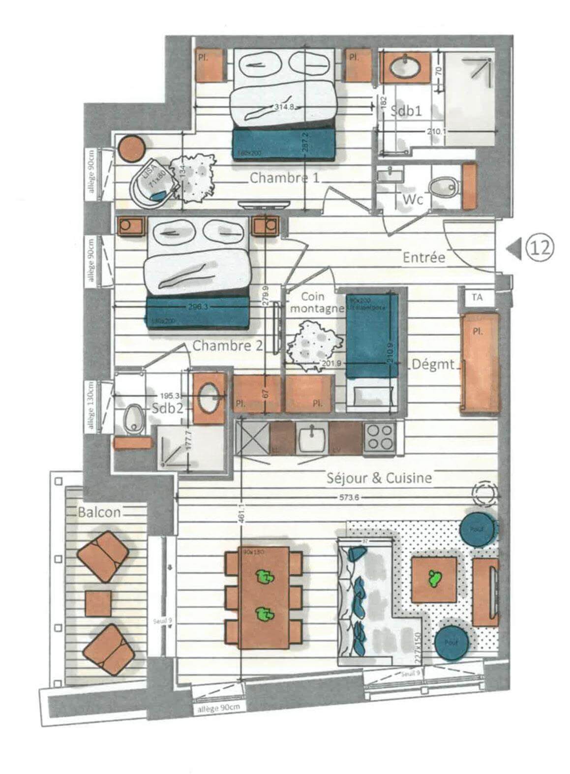 Interior plan