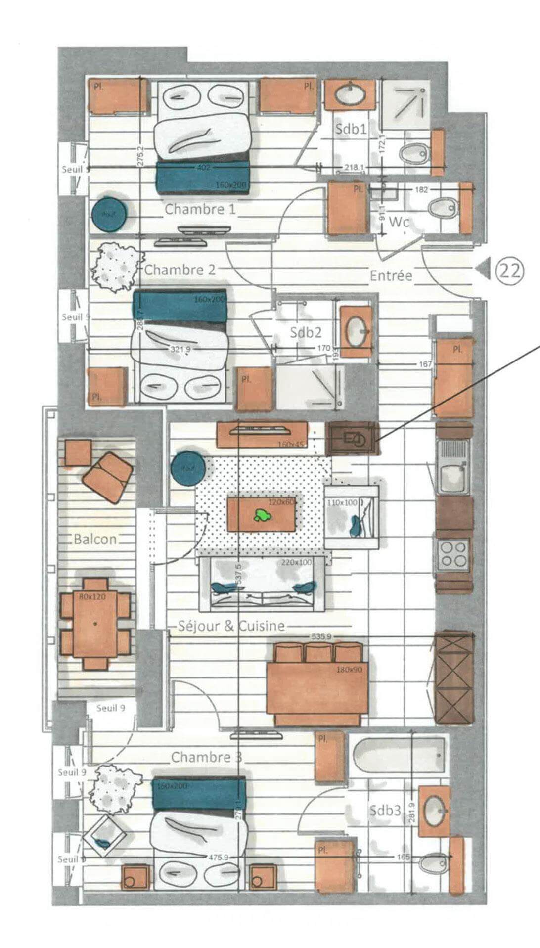 Interior plan