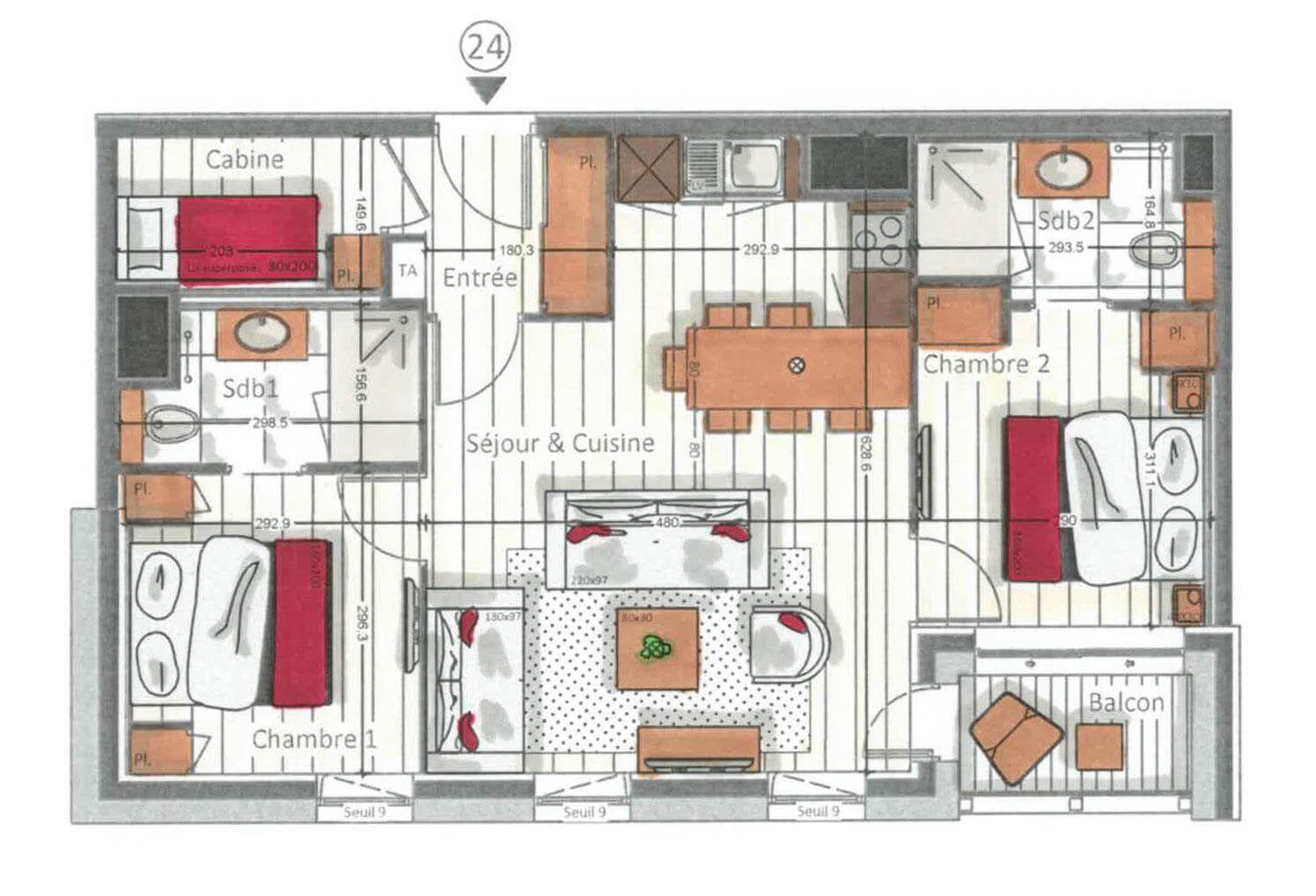 Plan intérieur