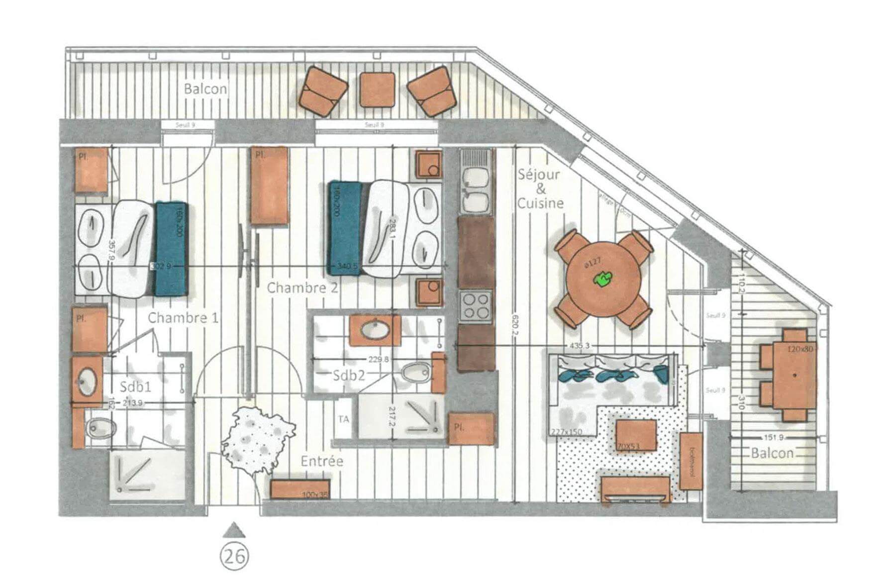 Plan intérieur