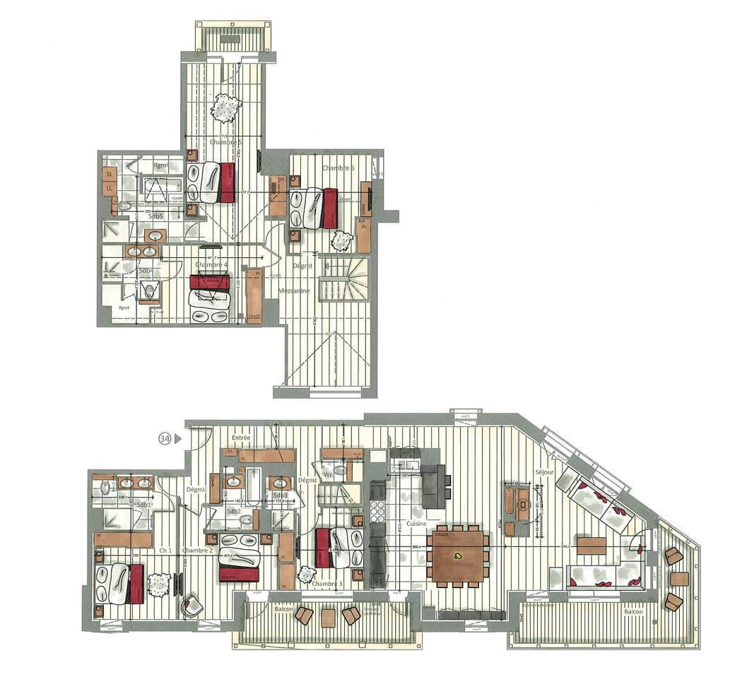Plan intérieur