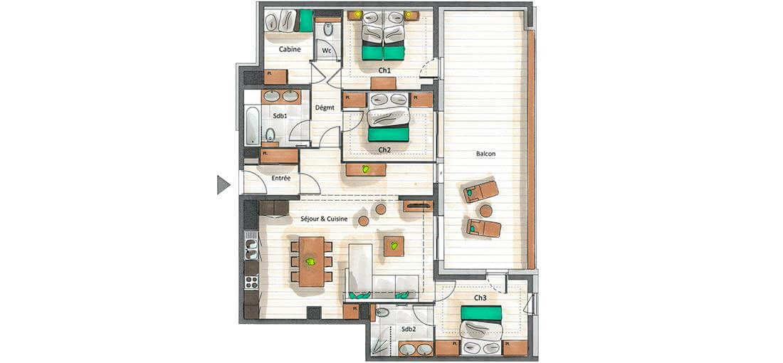 Plan intérieur