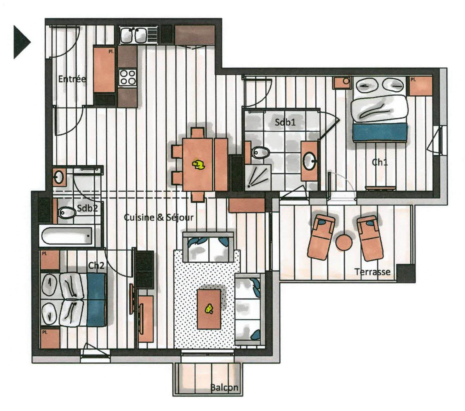 Plan intérieur
