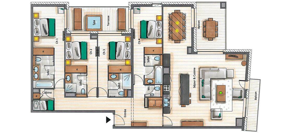 Plan intérieur