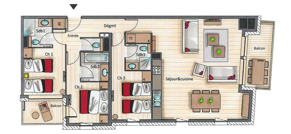 Plan intérieur