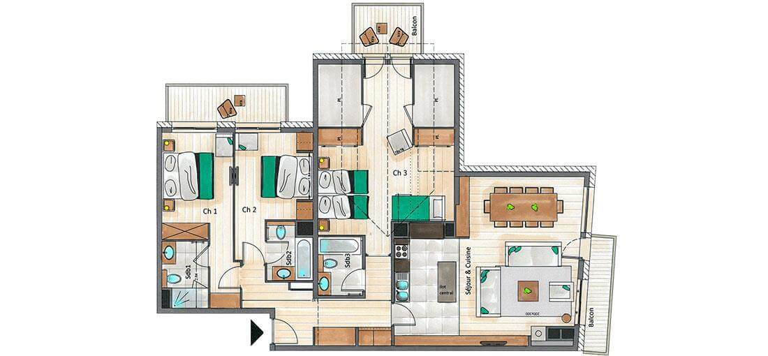Plan intérieur