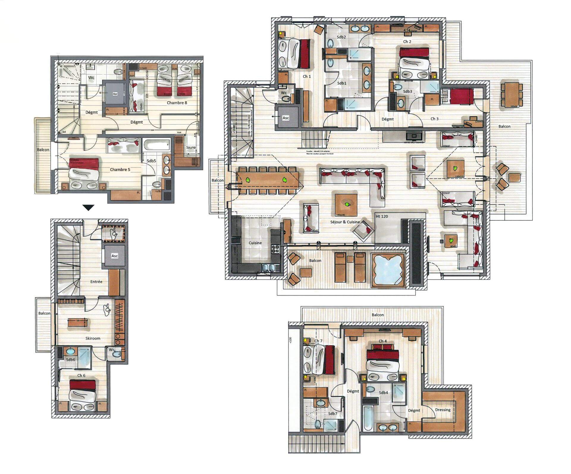 Plan intérieur