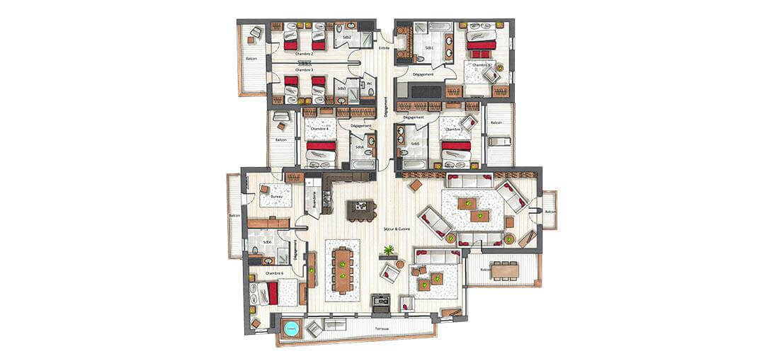 Plan intérieur