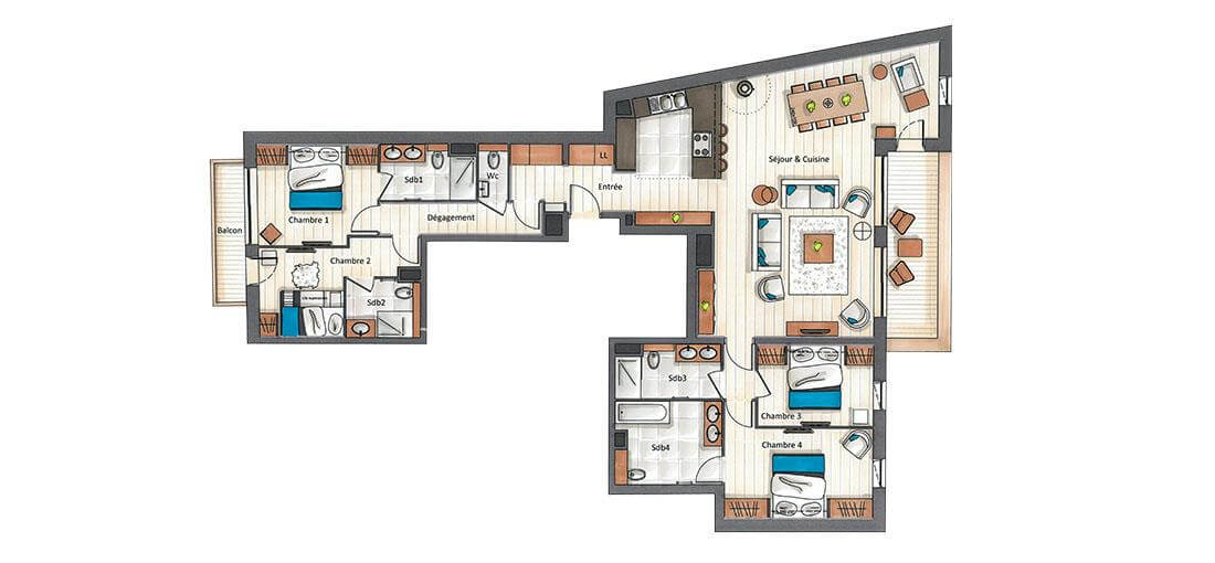 Plan intérieur