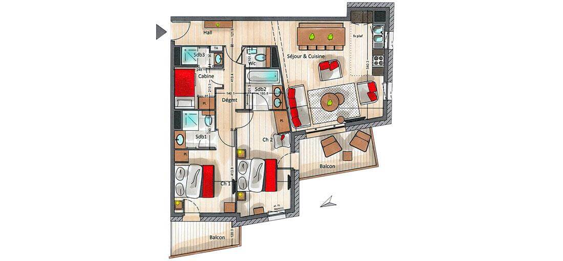 Plan intérieur