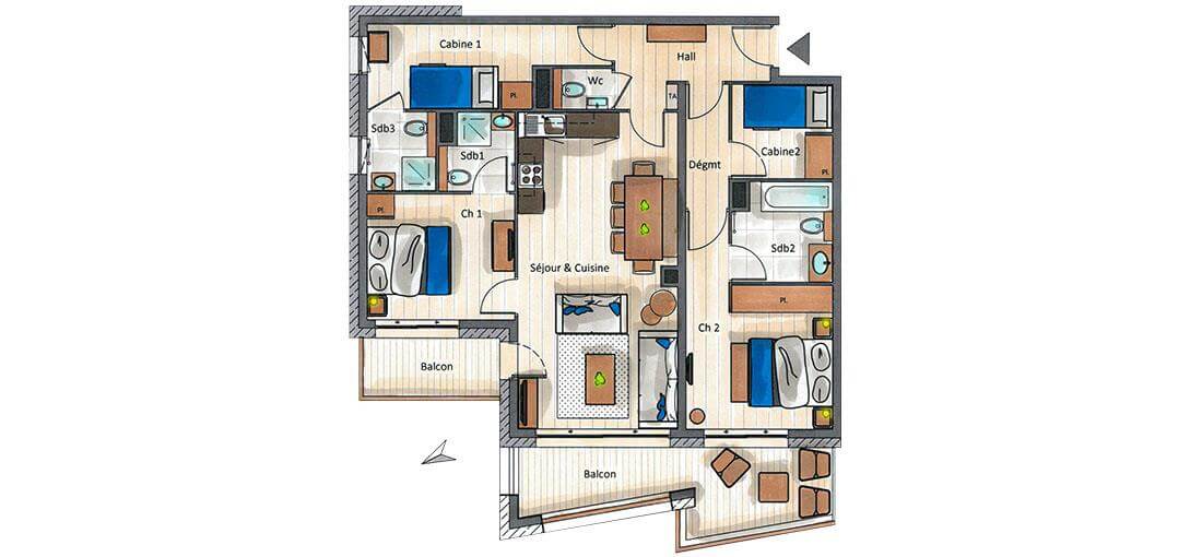 Plan intérieur