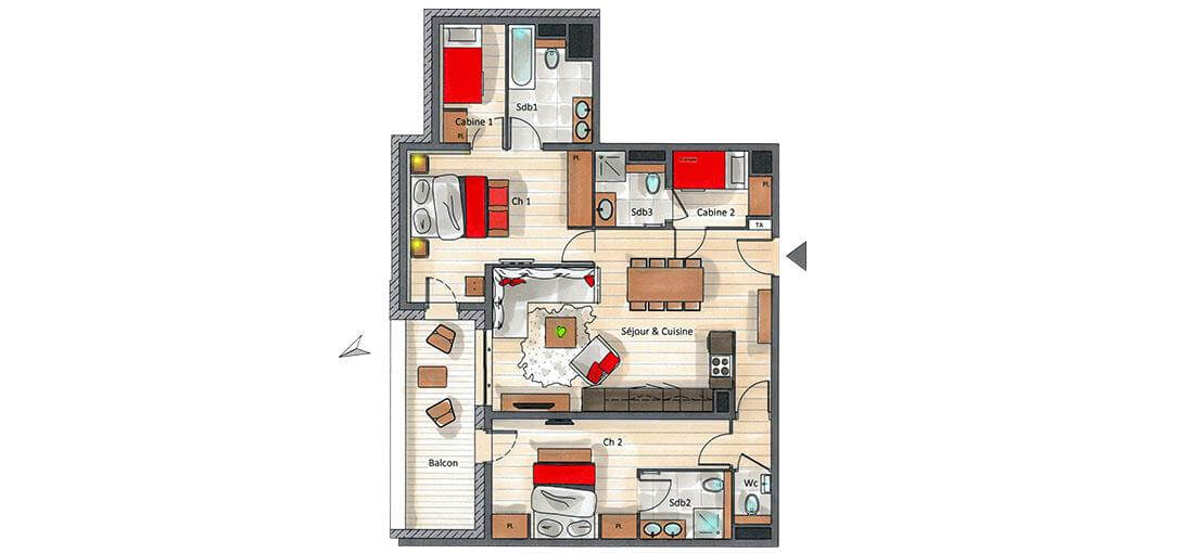 Plan intérieur