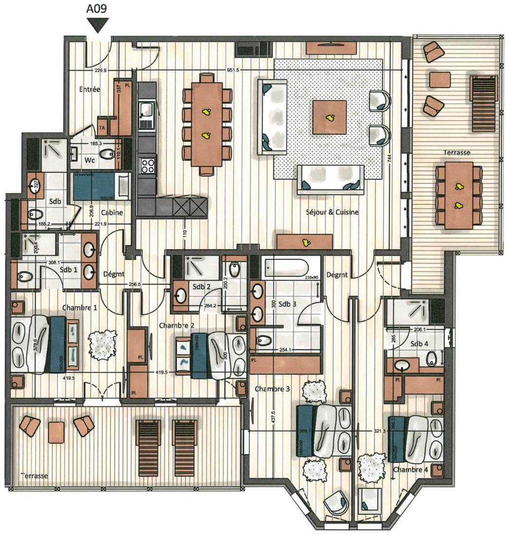 Plan intérieur