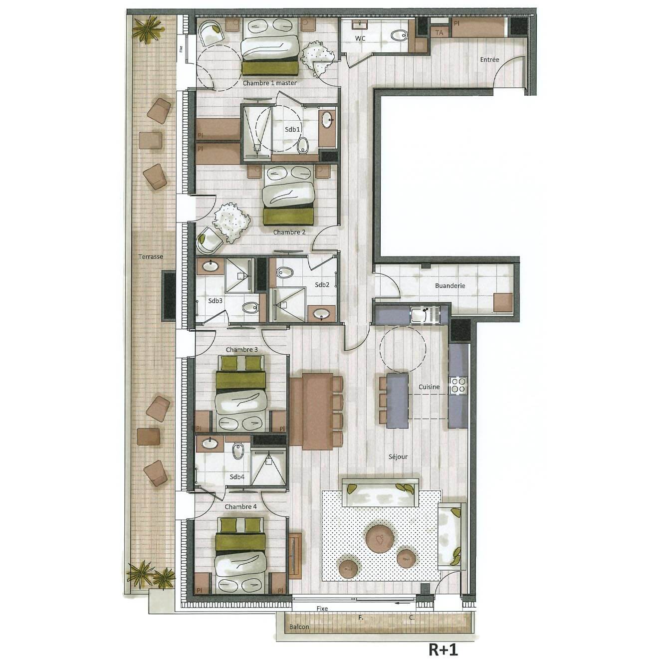 Plan intérieur