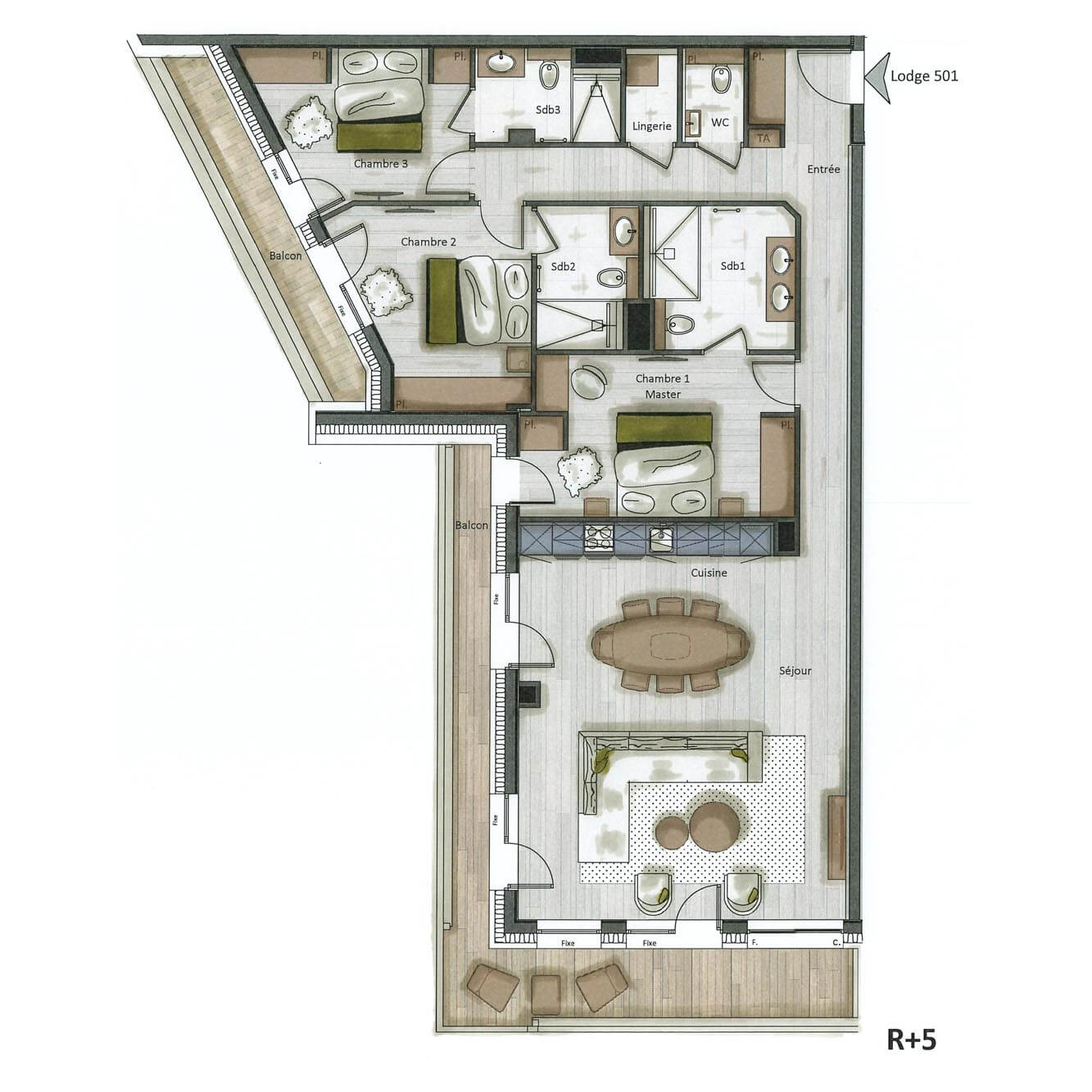 Plan intérieur
