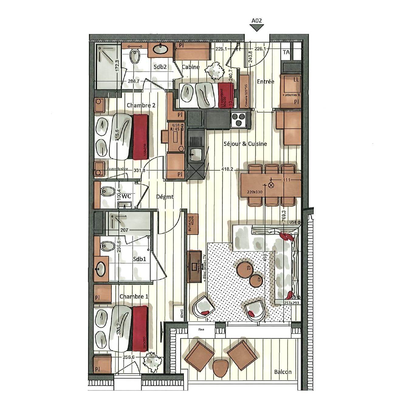 Interior plan