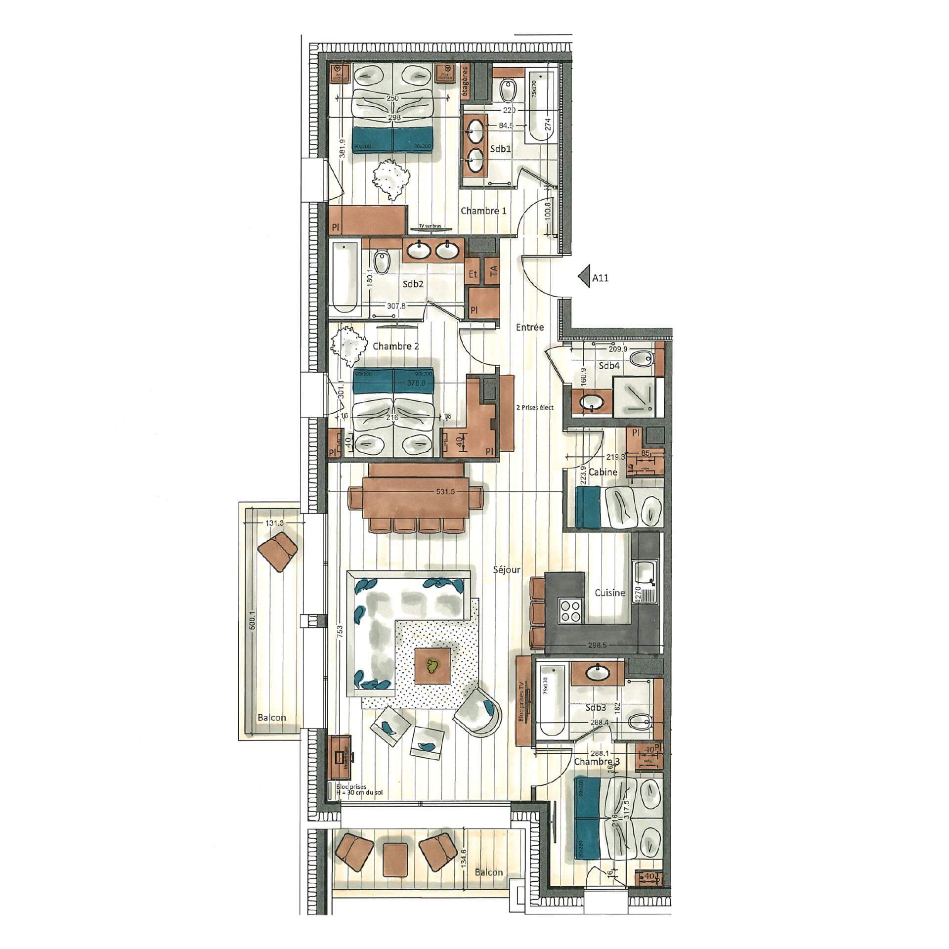 Interior plan