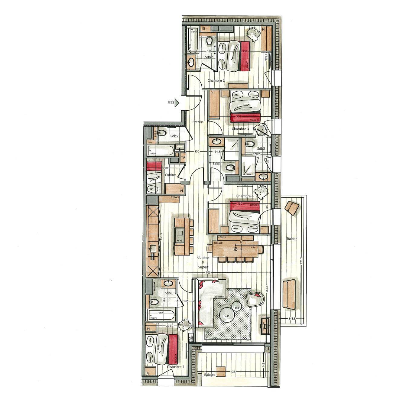 Plan intérieur