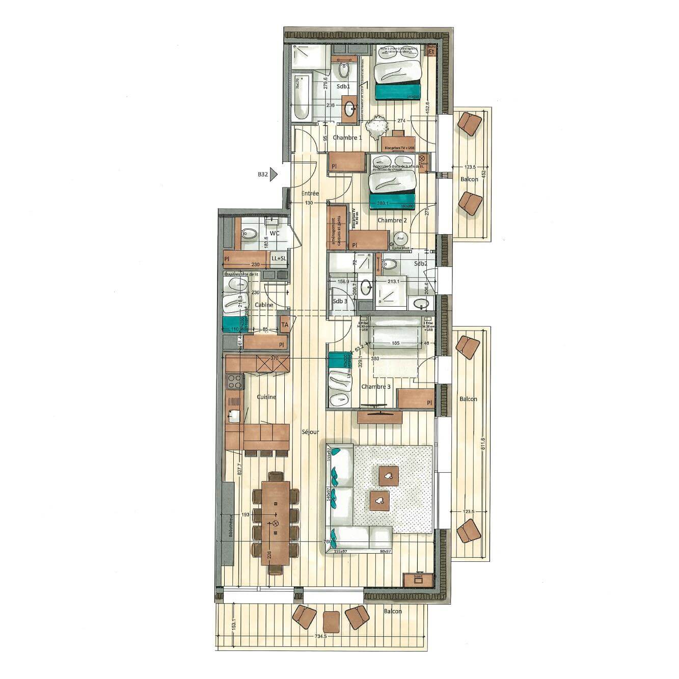 Interior plan
